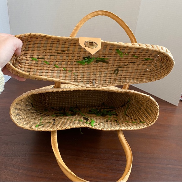 Vintage Straw Purse - Picture 5 of 8